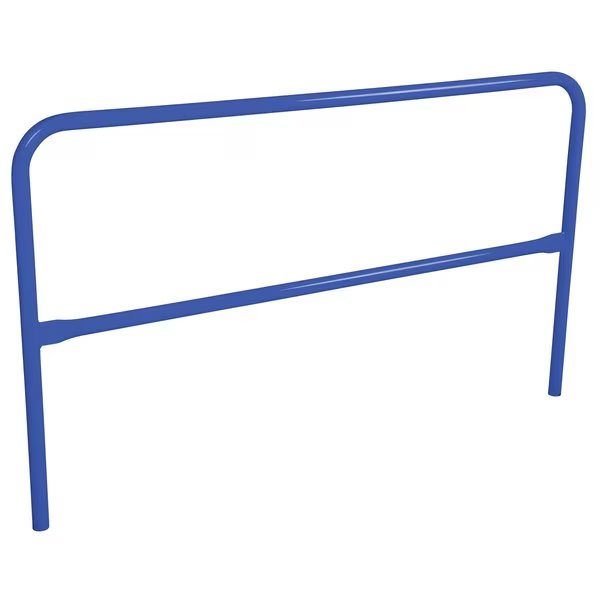 STEEL PIPE SAFETY RAILING 72 IN LENGTH BLUE, Vestil, Mfr#: VDKR-6-BL
